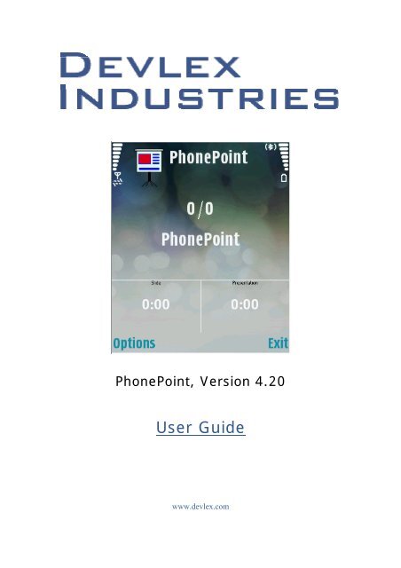 User Guide Mode User Guide