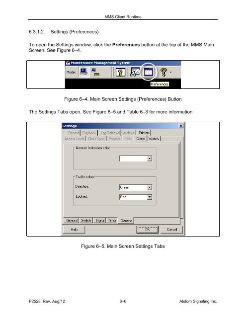 (MMS) Client/Server - ALSTOM Signaling Inc.