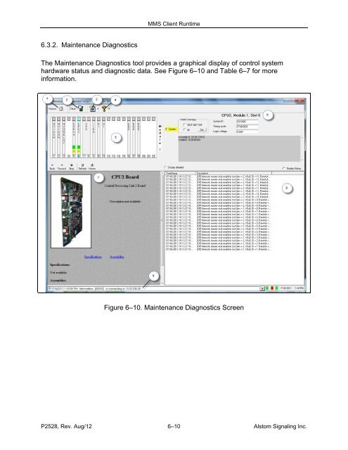 (MMS) Client/Server - ALSTOM Signaling Inc.