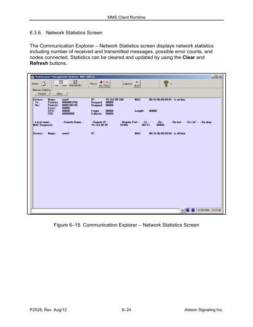 (MMS) Client/Server - ALSTOM Signaling Inc.