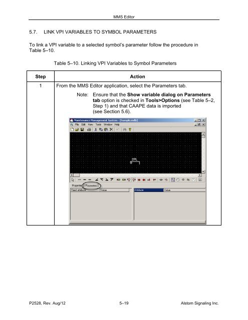 (MMS) Client/Server - ALSTOM Signaling Inc.