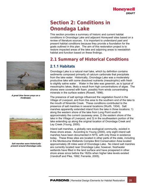 Habitat Plan 2 - Onondaga Lake Partnership