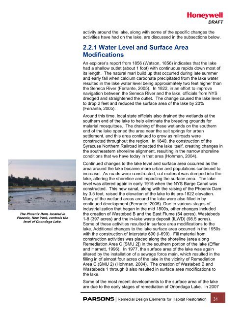 Habitat Plan 2 - Onondaga Lake Partnership