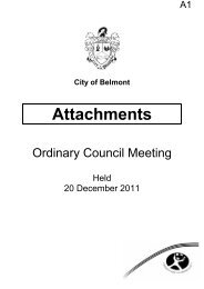 Attachments - City Of Belmont