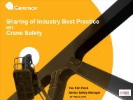 Sharing of Industry Best Practice on Crane Safety