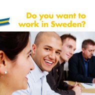 Do you want to work in Sweden?