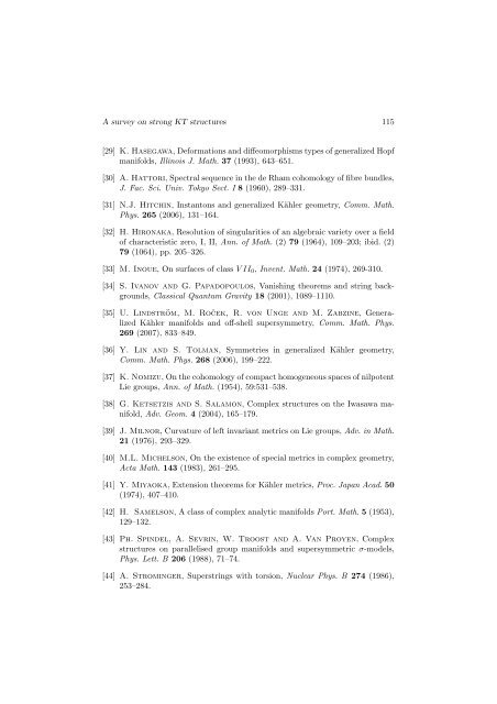 A survey on strong KT structures - SSMR