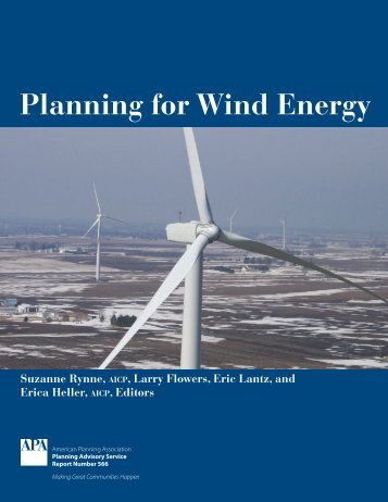Planning for Wind Energy - American Planning Association