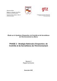 PHASE 2 : StratÃ©gie Nationale d'Inspection, de ... - GD MAROC