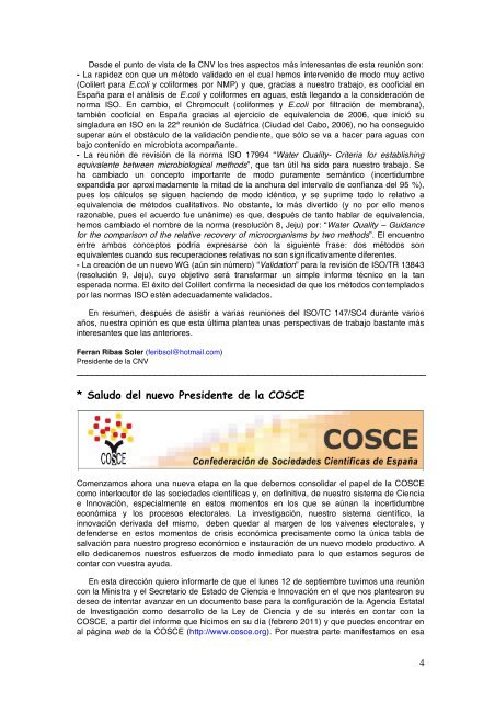 NÂº 46 - Octubre 2011 - Sociedad EspaÃ±ola de MicrobiologÃ­a