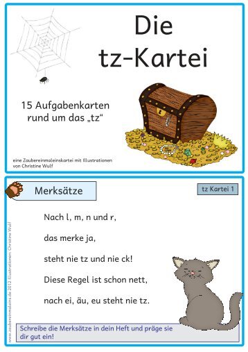 Die tz-Kartei - Zaubereinmaleins