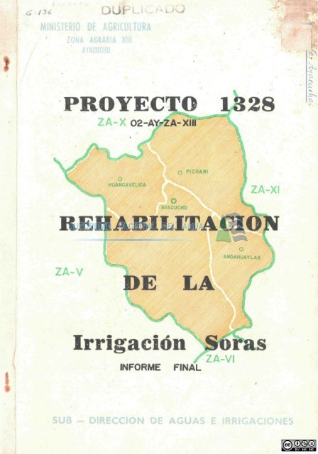 Proyecto 1328 02- AY-ZA - Autoridad Nacional del Agua