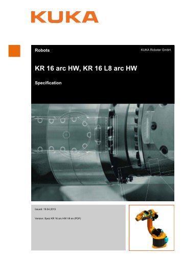 KR 16 arc HW, KR 16 L8 arc HW - KUKA Robotics