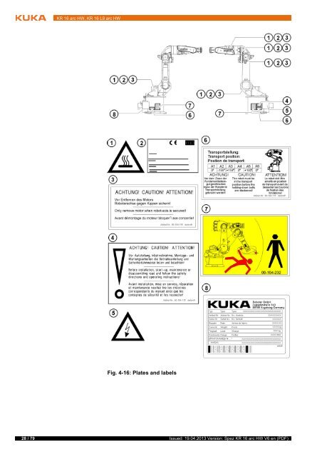 KR 16 arc HW, KR 16 L8 arc HW - KUKA Robotics