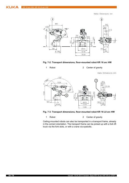 KR 16 arc HW, KR 16 L8 arc HW - KUKA Robotics