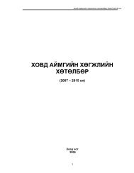 Ð¥Ð¾Ð²Ð´ Ð°Ð¹Ð¼Ð³Ð¸Ð¹Ð½ ÑÓ©Ð³Ð¶Ð»Ð¸Ð¹Ð½ ÑÓ©ÑÓ©Ð»Ð±Ó©Ñ - ÐÐ°ÑÐ³Ð¸Ð¹Ð½ Ð³Ð°Ð·ÑÑÐ½ Ð¥ÑÑÑÐ³ ÑÑÑÐ»ÑÑ ...