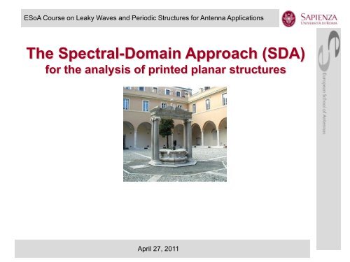 Leaky Waves and Periodic Structures for Antenna Applications