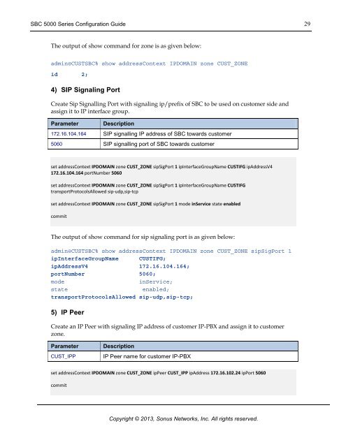 Cisco Unified Communications Manager 9.1 ... - Sonus Networks