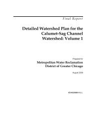 Cal-Sag DWP - Metropolitan Water Reclamation District of Greater ...