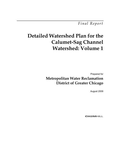 Cal-Sag DWP - Metropolitan Water Reclamation District of Greater ...