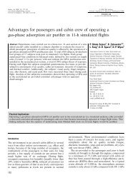 Advantages for passengers and cabin crew of operating ... - Asquifyde