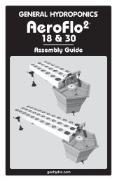 AF18 & 30 instructions - General Hydroponics