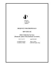 RFP 2013-02 OUS Debt Collection Services.pdf - Oregon University ...