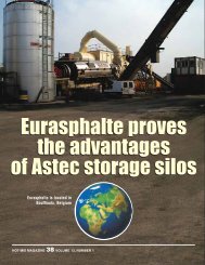 Eurasphalte Proves The Advantages Of Astec ... - Hot-Mix Magazine