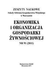pobierz - WydziaÅ Nauk Ekonomicznych SGGW w Warszawie