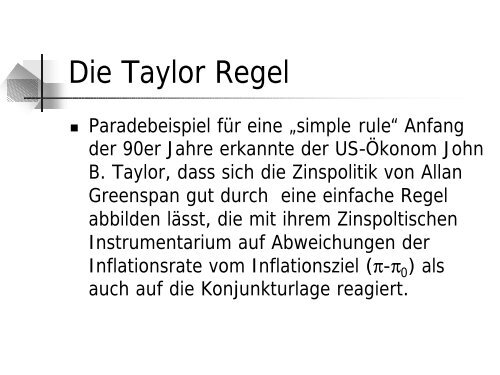 Taylor Regel