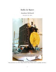 India in Space - Jonathan's Space Home Page