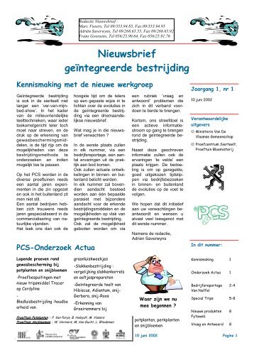 Nieuwsbrief 1 trips - PCS