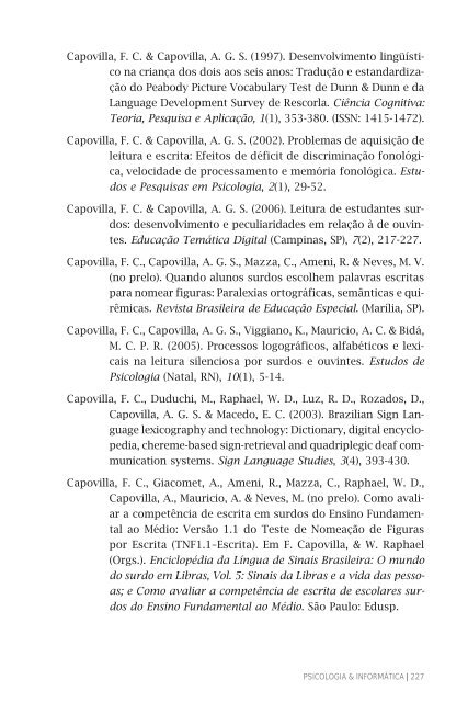 PSICOLOGIA & INFORMÃTICA - BVS Psicologia ULAPSI Brasil