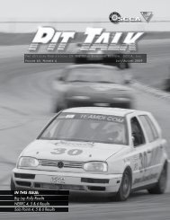 IN THIS ISSUE: Big Lap Rally Results NERRC 4, 5 & 6 Results Solo ...