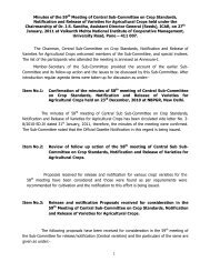Minutes of the 59th Meeting of Central Sub-Committee on Crop ...