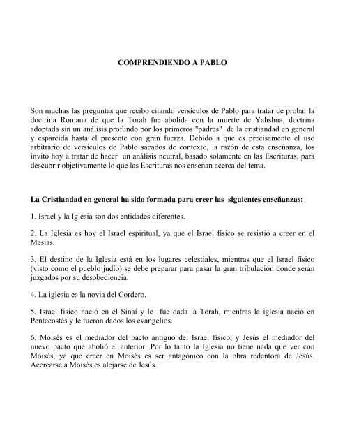 COMPRENDIENDO A PABLO.pdf - Desde el monte de Efraim