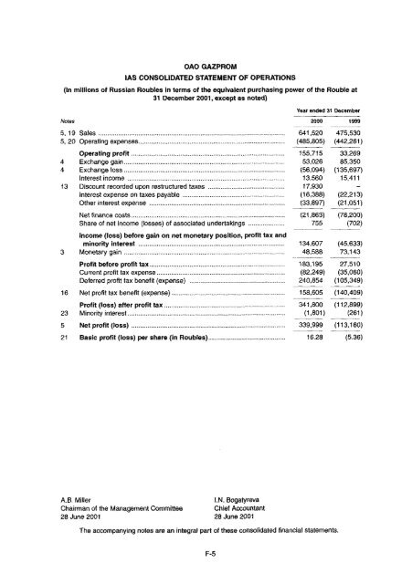 Open Joint Stock Company Gazprom