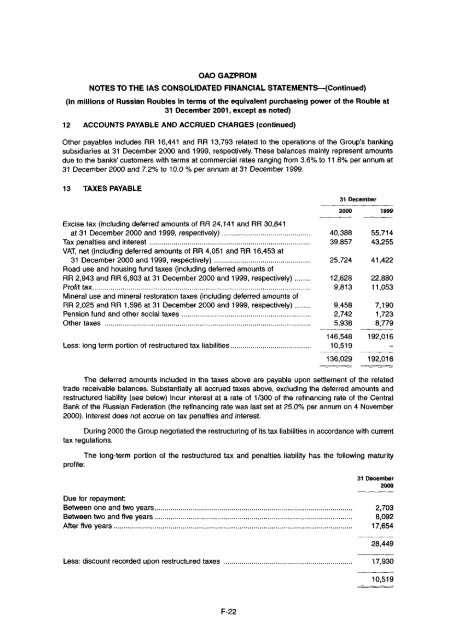 Open Joint Stock Company Gazprom