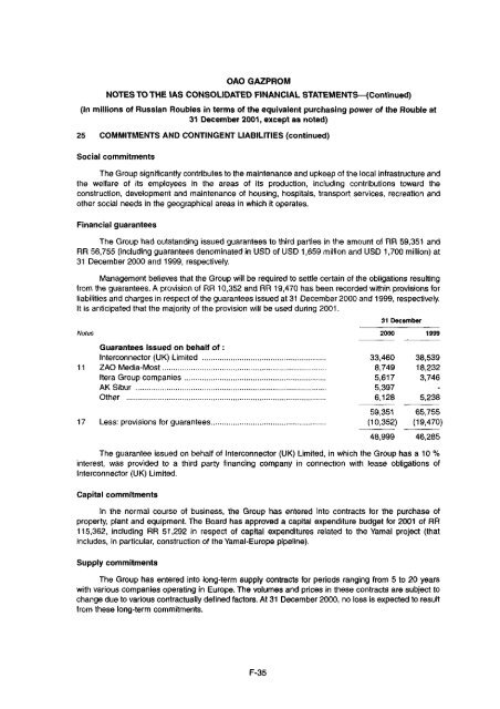 Open Joint Stock Company Gazprom