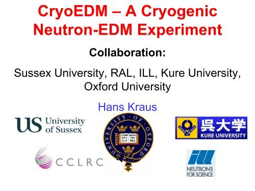 The Search for an Electric Dipole Moment of the Neutron