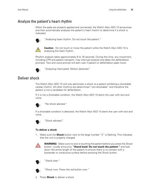 AED 10 User Manual - Welch Allyn