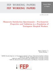 Minnesota Satisfaction Questionnaire - FEP - Working Papers