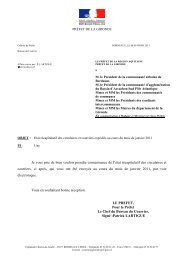 Mairies-EPCI récapitulatif JANVIER.pdf - Préfecture de la Gironde