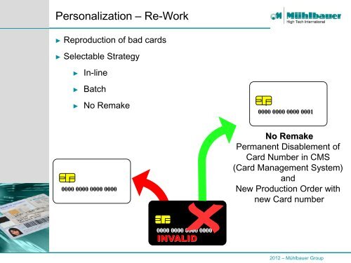 1.6 EMV Personalization - MÃ¼hlbauer Group