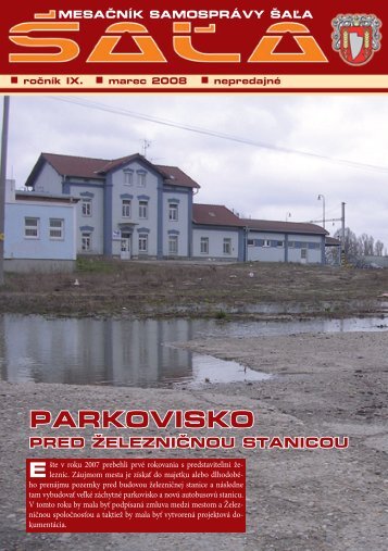 na stiahnutie (pdf - 1.7 MB) - Mesto Å aÄ¾a