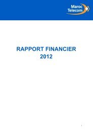 Maroc Telecom- Rapport Financier 2012 - Vivendi