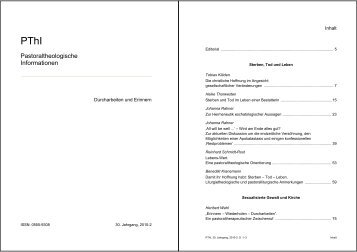 Gesamtausgabe 2010-2 - Pastoraltheologische Informationen