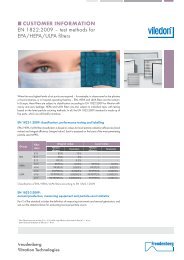 Customer information EN 1822:2009 - Freudenberg Filtration ...