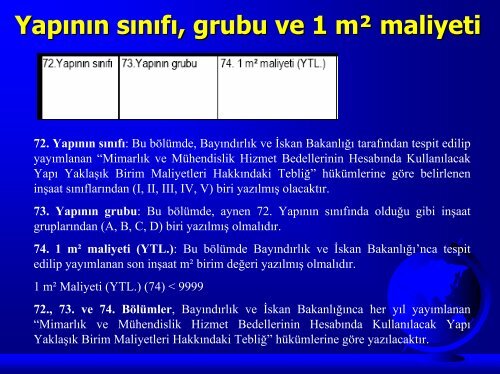 UAVT-YapÄ± Belgeleri Sunumu - TÃ¼rkiye Ä°statistik Kurumu