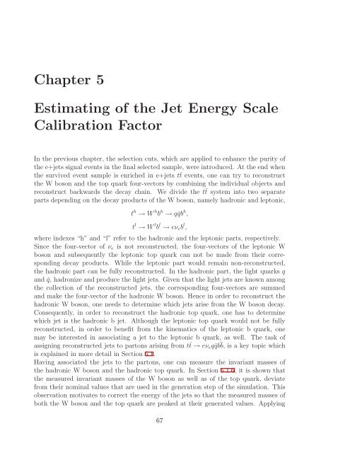 Measurement of the Jet Energy Scale in the CMS experiment ... - IIHE